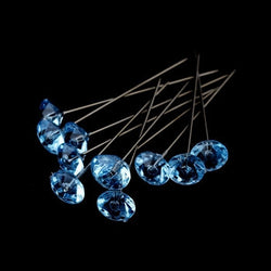 Flower Picks - Aquamarine