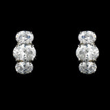 Earrings - Pure Perfection Silver CZ Stud Earrings