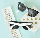 White Bridal Party Sunglasses (set of 6)