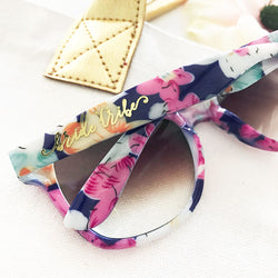 Bride Tribe Floral Sunglasses