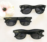 Bridal Party Black Sunglasses