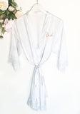 Bridal Party Satin Lace Robes