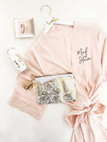 Bridal Party Satin Lace Robes