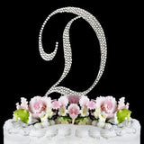 Crystallized Monogram Cake Topper
