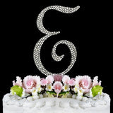 Crystallized Monogram Cake Topper