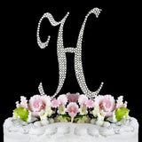 Crystallized Monogram Cake Topper