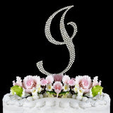 Crystallized Monogram Cake Topper