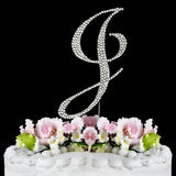 Crystallized Monogram Cake Topper