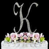 Crystallized Monogram Cake Topper