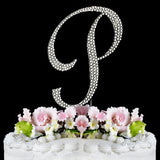 Crystallized Monogram Cake Topper
