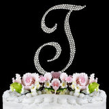 Crystallized Monogram Cake Topper