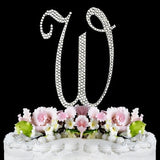 Crystallized Monogram Cake Topper