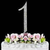 Crystallized Monogram Cake Topper