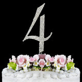 Crystallized Monogram Cake Topper