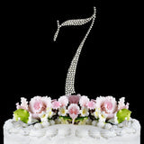 Crystallized Monogram Cake Topper