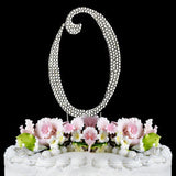Crystallized Monogram Cake Topper
