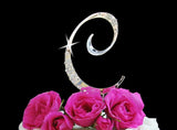 French Flower Crystal Cake Topper
