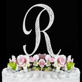 Sparkle Swarovski Monogram Cake Topper