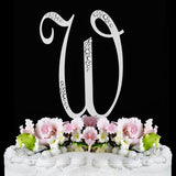 Sparkle Swarovski Monogram Cake Topper