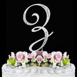 Sparkle Swarovski Monogram Cake Topper
