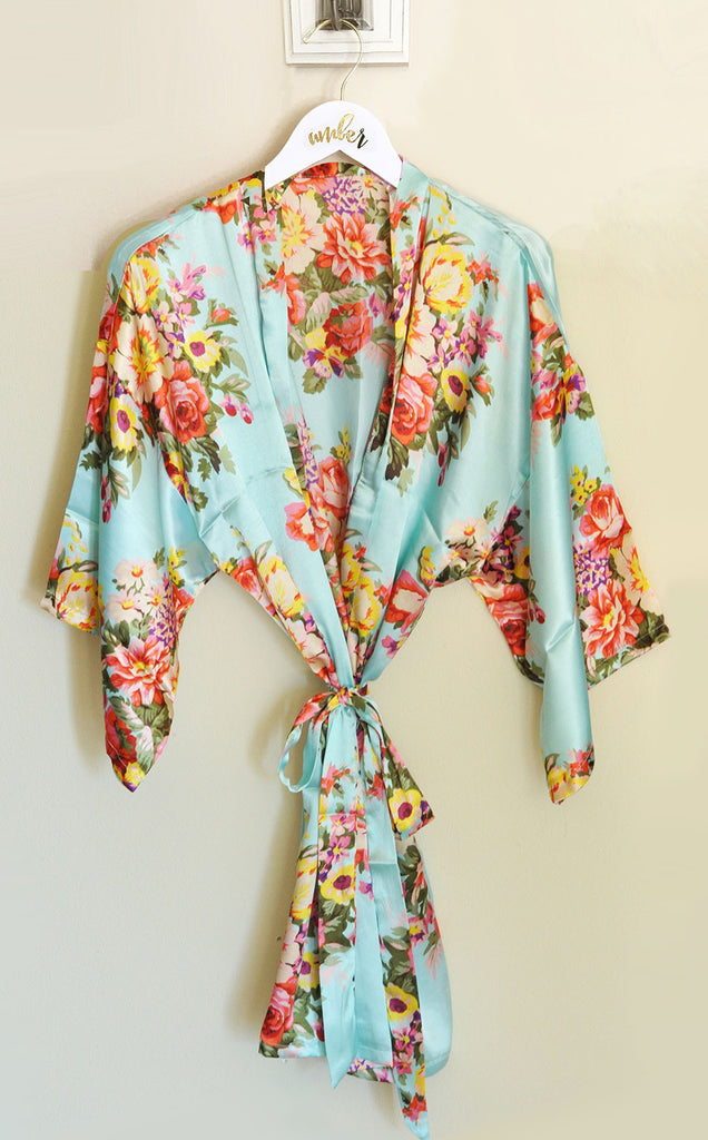 Floral Robe – WeddedGlitz