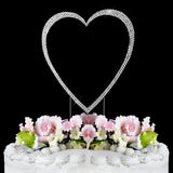 Crystallized Single Heart Cake Topper